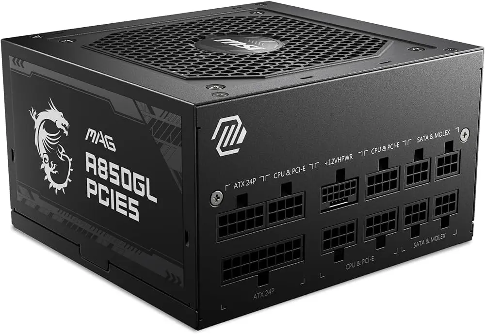 PSU MSI MAG A850GL 80+ GOLD FULL MODULAR PCIE-5 BLACK